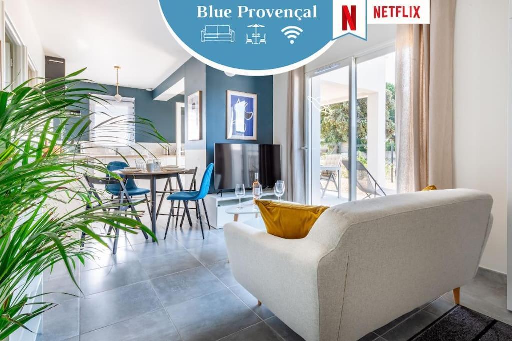 ☆ Blue Provencal Appartement ☆ Morieres-les-Avignon Luaran gambar